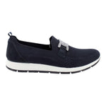 Enval Soft Slip On Donna in Tessuto Blu con Accessorio