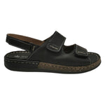 Walksan Sandalo Uomo Nero con Strappo