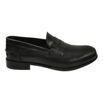 Herman Scott Mocassino Uomo in Pelle Nera