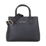 Mario Valentino Borsa a Mano Donna Violet Nera con Tracolla in Tessuto