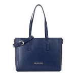 Mario Valentino Shopper Donna Sylvia Re Blu con Doppia Tracolla