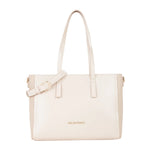 Mario Valentino Shopper Donna Sylvia Re Ecru con Doppia Tracolla
