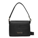 Mario Valentino Borsa a Spalla Donna Nera Martellata con Tracolla