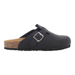 GoldStar Sabot Donna in Pelle Ingrassata Nera