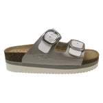 GoldStar Ciabatta Donna Platform Bianca