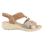 Enval Soft Sandalo Donna in Pelle Corda con Accessorio