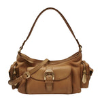 Biasia Borsa a Spalla Donna in Pelle Cuoio con Tracolla