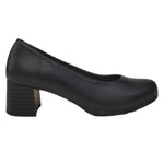 Pitillos Décolleté Donna in Pelle Blu con Tacco Largo 55mm