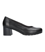 Pitillos Décolleté Donna in Pelle Nera con Tacco Largo 55mm