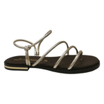 Laura Bizzarri Infradito Donna in Pelle Platino