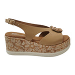 Susimoda Sandalo Donna in Pelle Sabbia con Accessorio