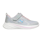 Skechers Sneakers Bambina Grigio Chiaro in Tessuto