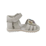 Balducci Sandalo Donna in Pelle Bianca con Fiori e Strappo