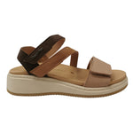 Descanflex Sandalo Donna in Pelle Marone Cuoio
