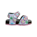 Balducci Sport Sandalo Bambina Bianco Multi con Fiori
