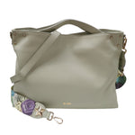M Brc Borsa a Spalla Donna Linea Obona Grande in Pelle Acqua
