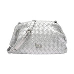 By Byblos Borsa a Tracolla Intrecciata Donna Argento
