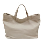 M Brc Borsa a Mano Grande Donna Linea Block Avorio