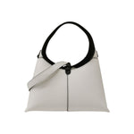 M Brc Borsa a Tracolla Donna Piccola Linea Luna in Pelle Bianca con Pochette