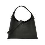 M Brc Borsa a Tracolla Donna Piccola Linea Luna in Pelle Nera con Pochette