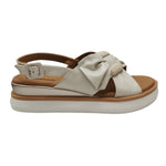 Susimoda Sandalo Donna in Pelle Burro con Zeppa Alta 45mm