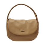 M Brc Borsa a Spalla Donna Linea Tubolar in Pelle Cammello