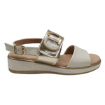 Susimoda Sandalo Donna in Pelle Burro Platino