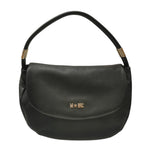M Brc Borsa a Spalla Donna Linea Tubolar in Pelle Nero