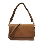 Gianni Conti Borsa a Spalla Donna in Pelle Cuoio con Tracolla