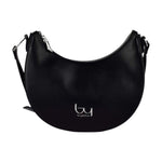 By Byblos Borsa a Tracolla Mezzaluna Donna Nero con Tracolla