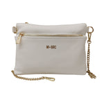 M Brc Pochette Donna Linea Jolly Bianco in Pelle