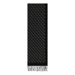 Guess Sciarpa Donna Logata Nera con Strass