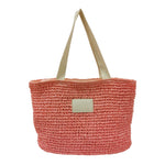 Refresh Borsa a Spalla Donna in Raffia Rosa