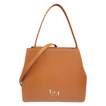 By Byblos Borsa a Spalla Donna Cuoio Saffiano con 3 Scomparti e Tracolla