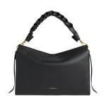 Coccinelle Borsa a Spalla Donna Boheme Medium in Pelle Nero Cognac