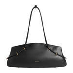 Coccinelle Borsa a Spalla Donna Lizzie in Pelle Nera con Manici Alti