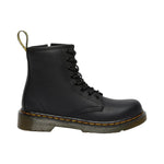 Dr. Martens Anfibio Nero in Pelle con Lacci e Zip Laterale