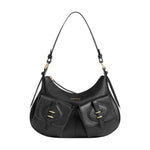 Coccinelle Borsa a Spalla Mavery Pocket Donna in Pelle Nera