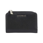 Coccinelle Portafoglio Metallic Donna in Pelle Martellata Nero