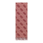 Guess Sciarpa Donna Bordeaux 4G Logo
