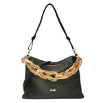 M Brc Borsa a Spalla Donna Linea Tresor in Pelle Nera