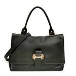 M Brc Borsa a Mano Donna in Pelle Nera Linea Couture con Tracolla