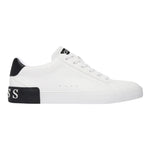 Guess Sneakers Uomo in Ecopelle Bianca con Dettagli Neri