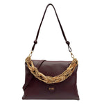 M Brc Borsa a Spalla Donna Linea Tresor in Pelle Borgogna