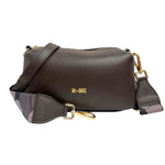 M Brc Borsa a Tracolla Donna in Pelle Moro Linea Obona con Zip