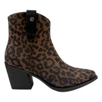 Keys Camperos Donna in Tessuto Leopardato con Tacco Largo Alto 75mm