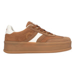 Refresh Sneakers Platform Donna in Camoscio Sintetico Cammello