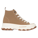 Refresh Sneakers Donna Tortora Platform con Lacci e Zip
