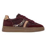 Refresh Sneakers Donna Bordeaux con Inserto Animalier