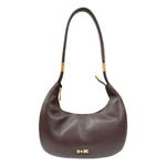 M Brc Borsa a Spalla Donna Linea Tubolar in Pelle Moro Piccola